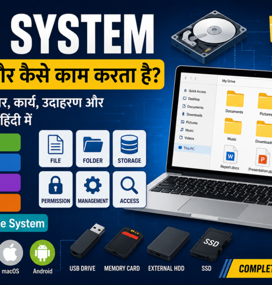 फाइल सिस्टम क्या है? (What is File System in Hindi)