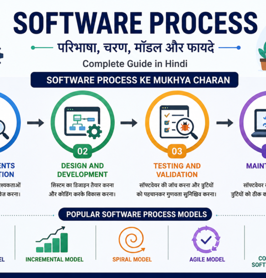 सॉफ्टवेयर प्रोसेस क्या है? (What is Software Process in Hindi) – चरण, मॉडल और उदाहरण